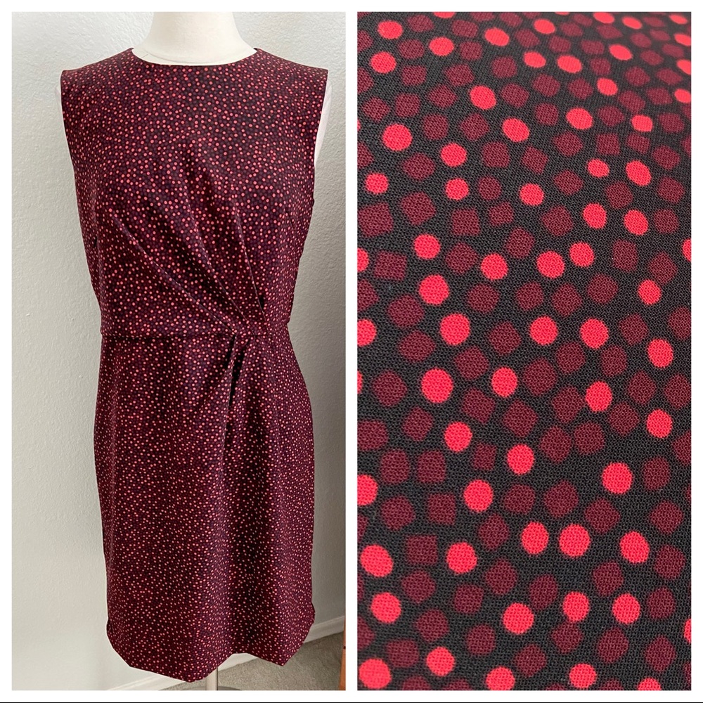 NWT Ann Taylor Red/Black Dress
